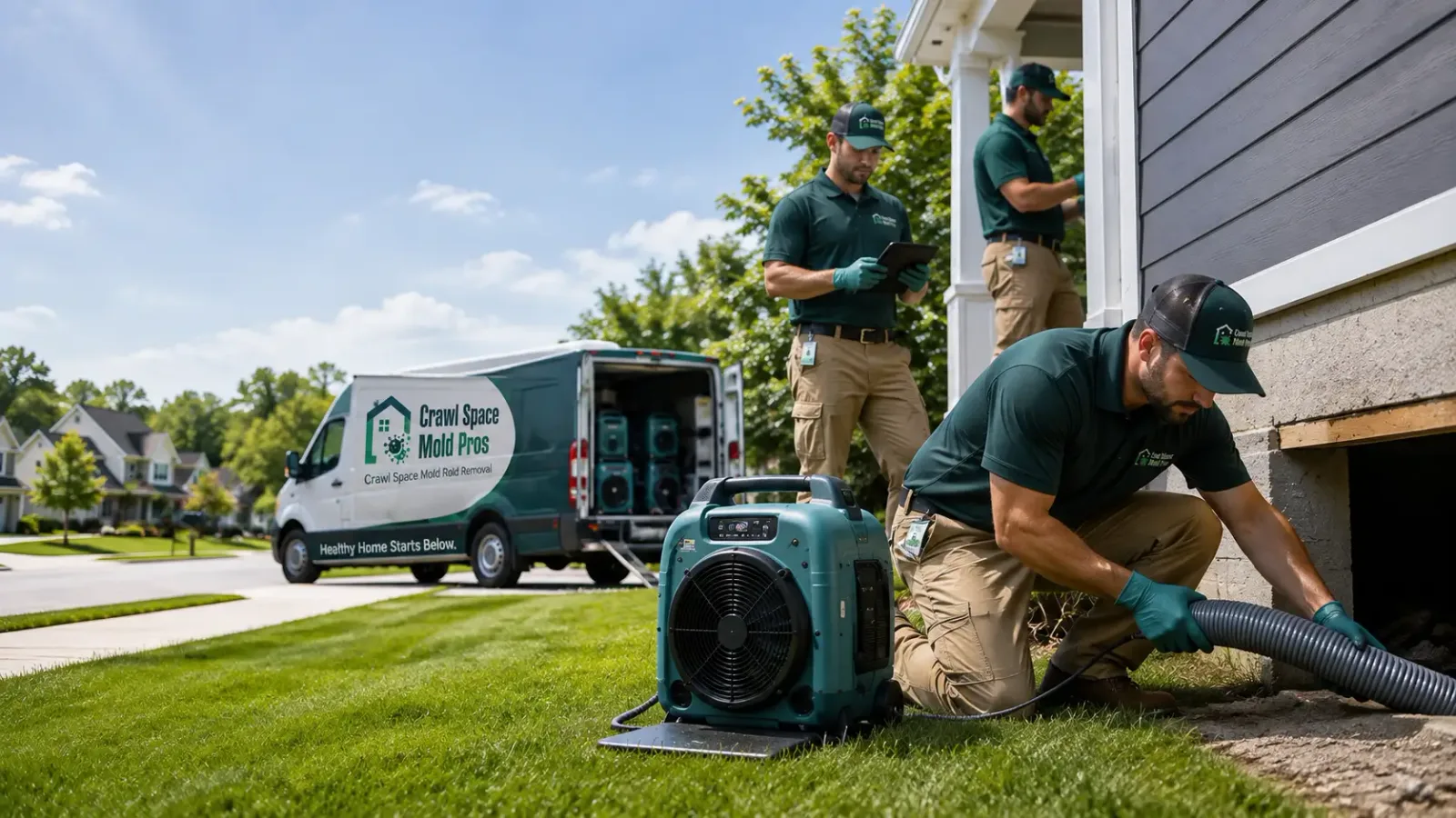 Crawl Space Mold Removal in Wayne, OH